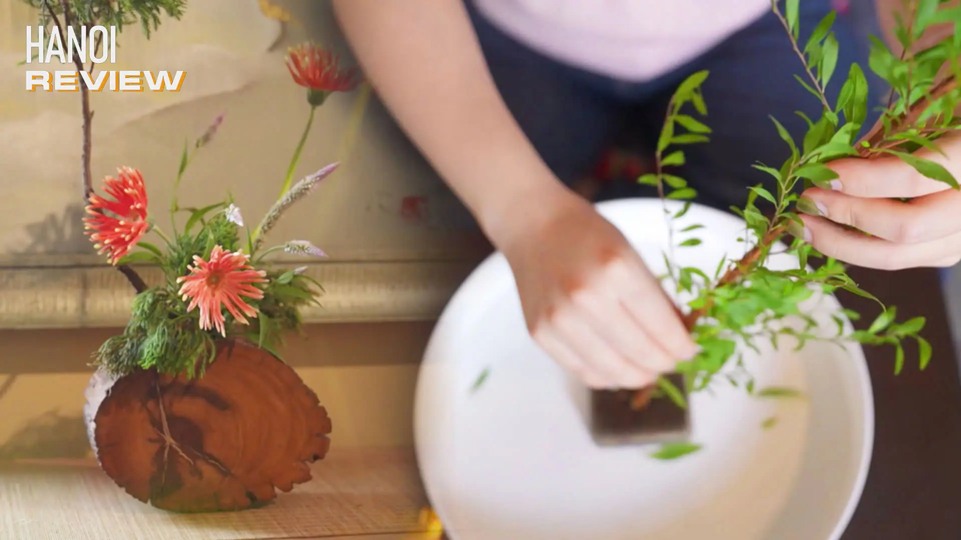 Trải nghiệm nghệ thuật cắm hoa Ikebana | HANOI Review | 16/10/2025